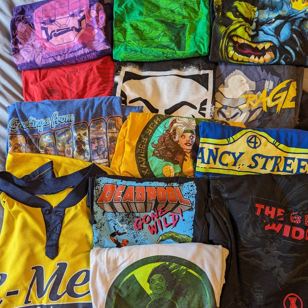 Exclusive Loot Crate Marvel T-shirts + Bonus Baseball shirt
